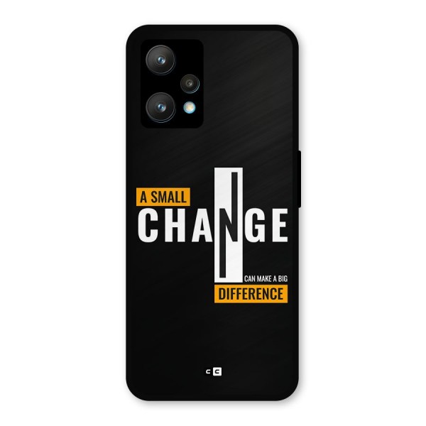 A Small Change Metal Back Case for Realme 9