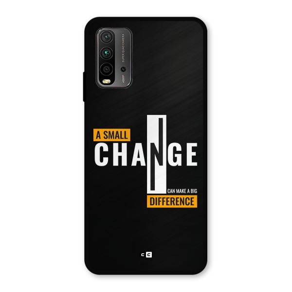 A Small Change Metal Back Case for Redmi 9 Power