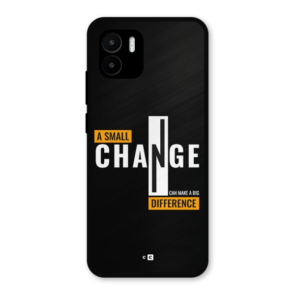 A Small Change Metal Back Case for Redmi A2