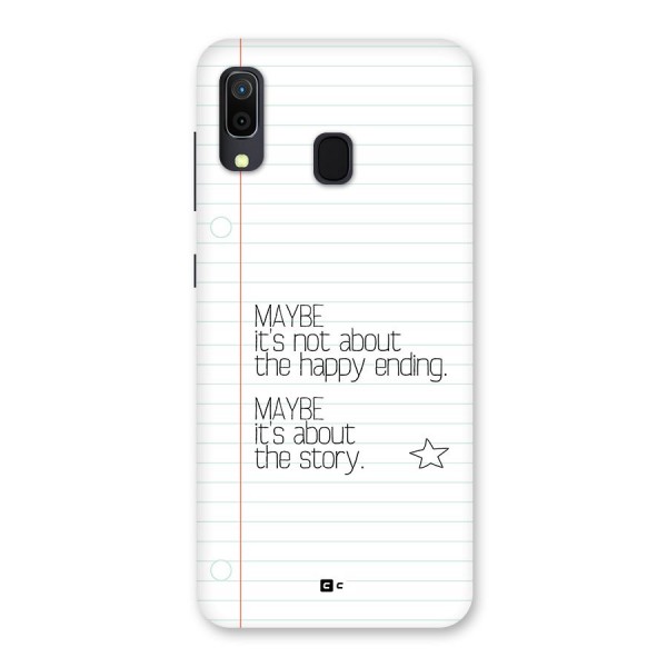 About Story Back Case for Galaxy A20