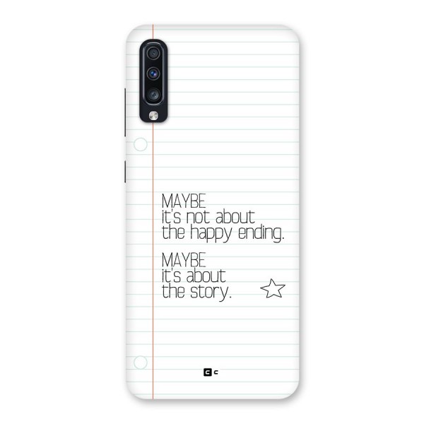 About Story Back Case for Galaxy A70s