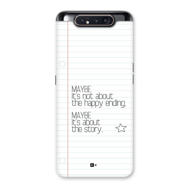 About Story Back Case for Galaxy A80