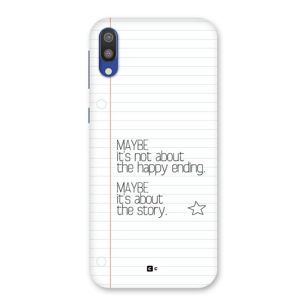 About Story Back Case for Galaxy M10