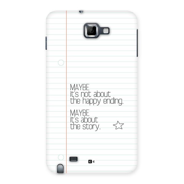 About Story Back Case for Galaxy Note