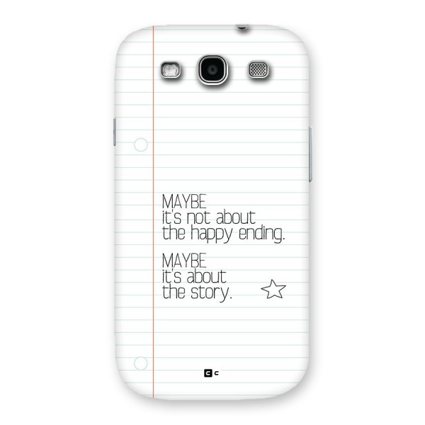 About Story Back Case for Galaxy S3