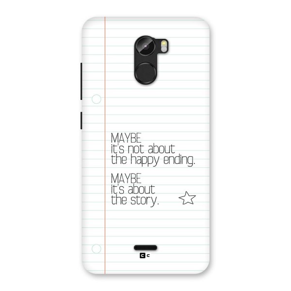 About Story Back Case for Gionee X1