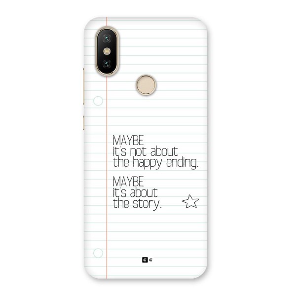 About Story Back Case for Mi A2