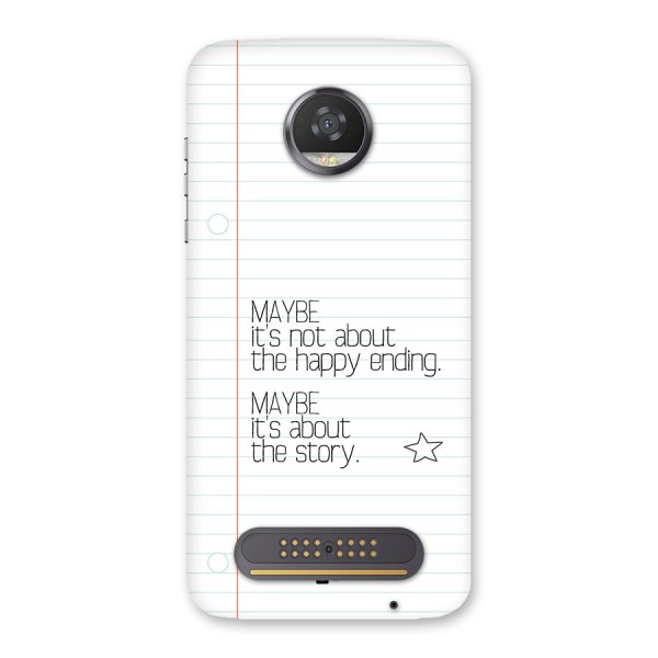 About Story Back Case for Moto Z2 Play