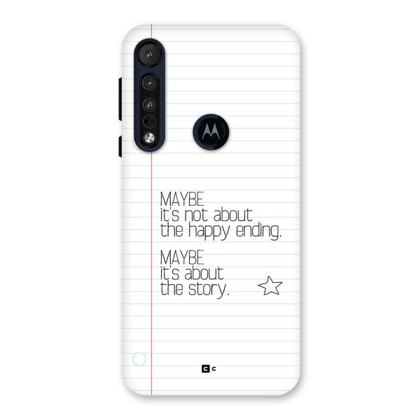 About Story Back Case for Motorola One Macro