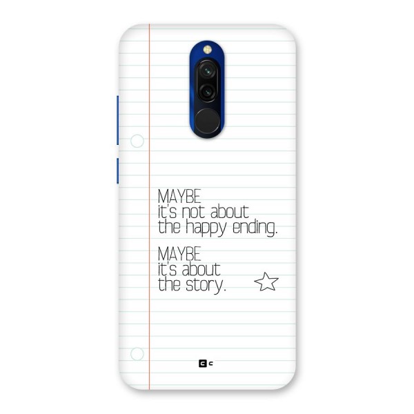 About Story Back Case for Redmi 8