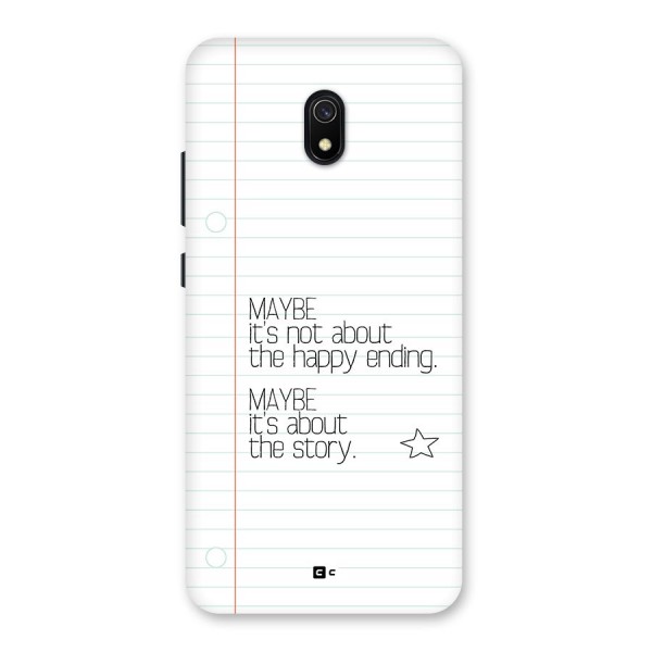 About Story Back Case for Redmi 8A