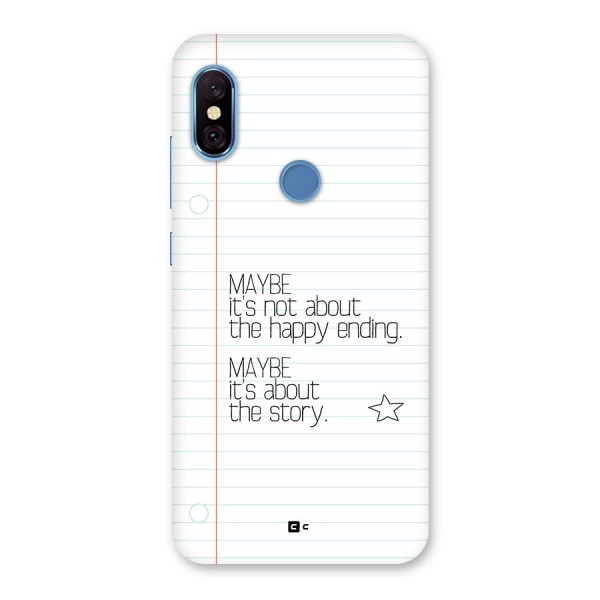 About Story Back Case for Redmi Note 6 Pro