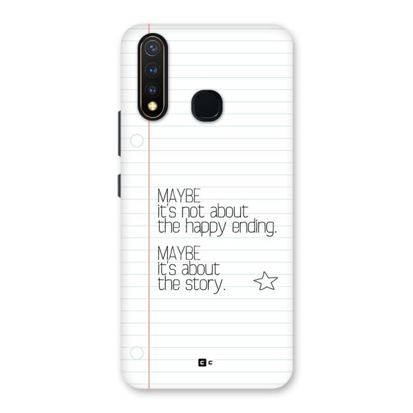 About Story Back Case for Vivo U20