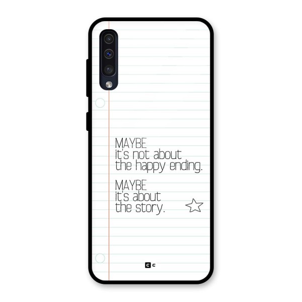 About Story Glass Back Case for Galaxy A50s