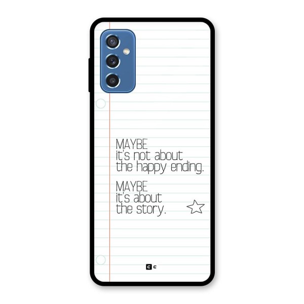 About Story Glass Back Case for Galaxy M52 5G