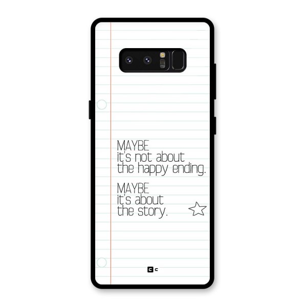 About Story Glass Back Case for Galaxy Note 8