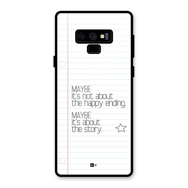 About Story Glass Back Case for Galaxy Note 9