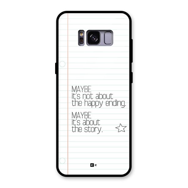 About Story Glass Back Case for Galaxy S8