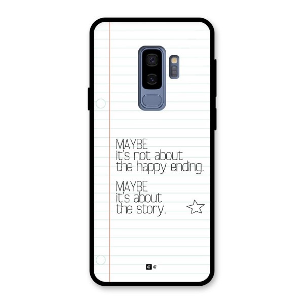 About Story Glass Back Case for Galaxy S9 Plus