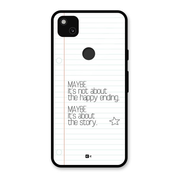 About Story Glass Back Case for Google Pixel 4a