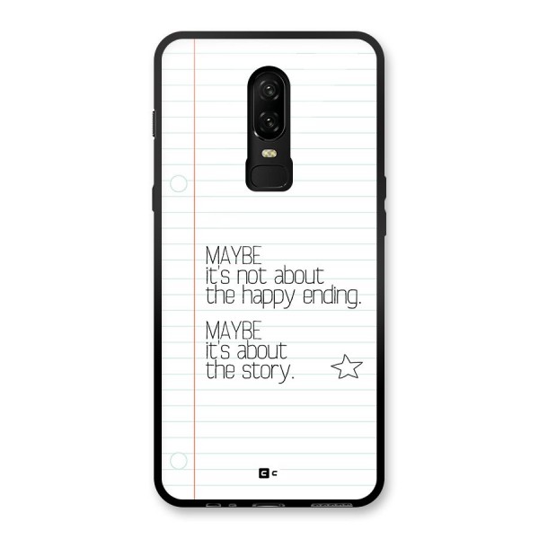 About Story Glass Back Case for OnePlus 6