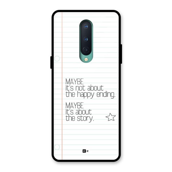 About Story Glass Back Case for OnePlus 8