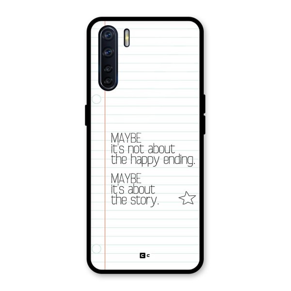 About Story Glass Back Case for Oppo F15