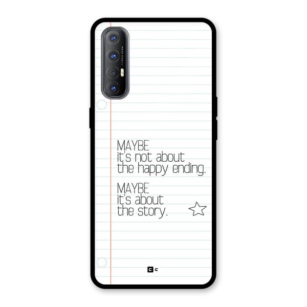 About Story Glass Back Case for Oppo Reno3 Pro