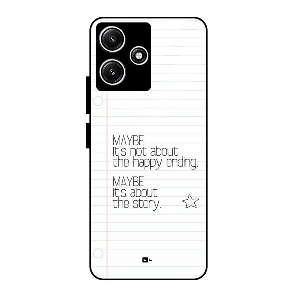 About Story Glass Back Case for Poco M6 Pro