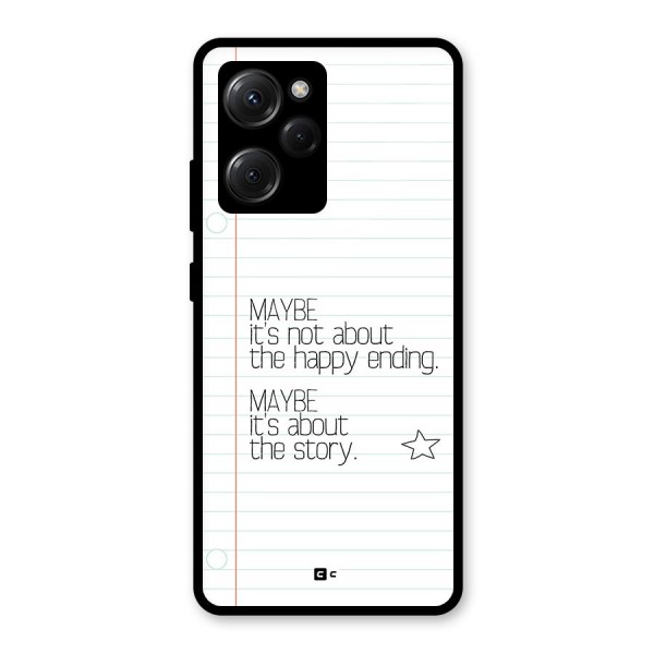 About Story Glass Back Case for Poco X5 Pro