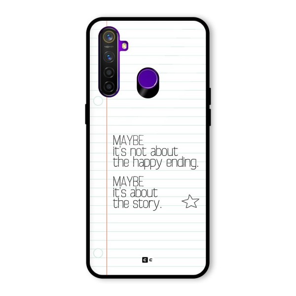 About Story Glass Back Case for Realme 5 Pro