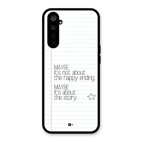 About Story Glass Back Case for Realme 6