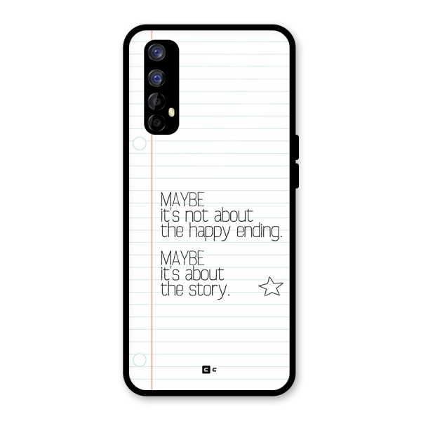 About Story Glass Back Case for Realme 7