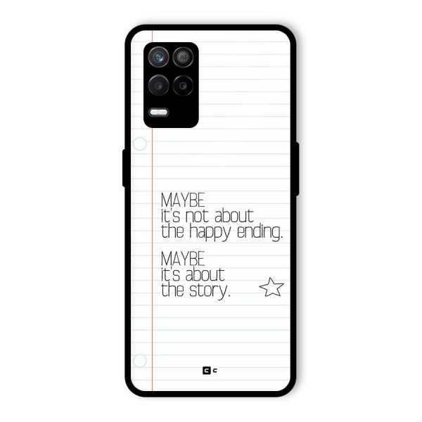 About Story Glass Back Case for Realme 8 5G