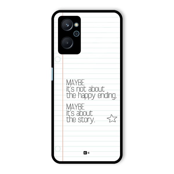 About Story Glass Back Case for Realme 9i