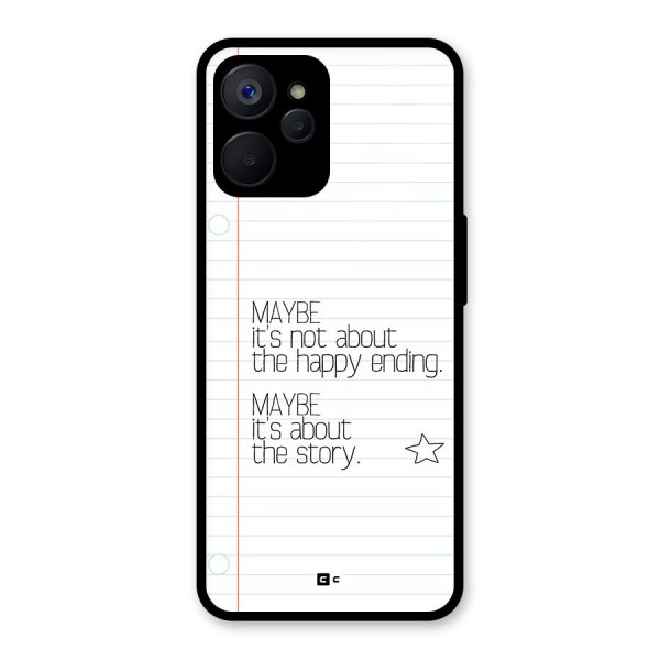 About Story Glass Back Case for Realme 9i 5G