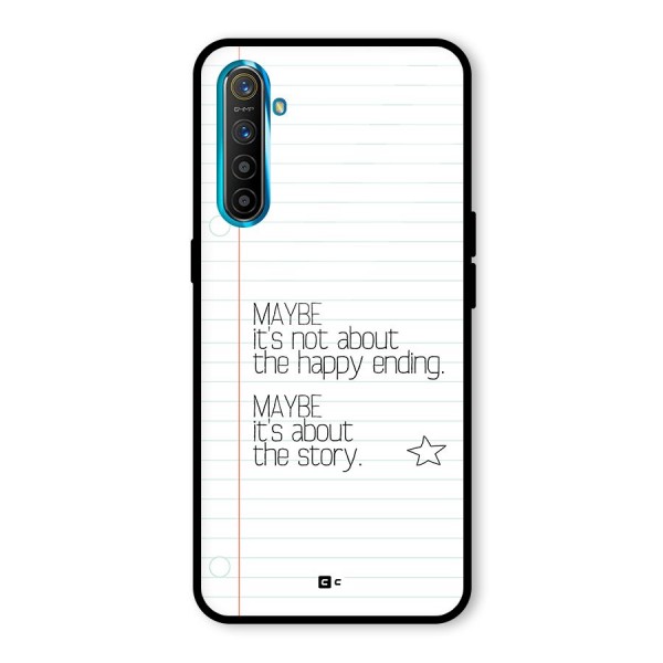 About Story Glass Back Case for Realme X2