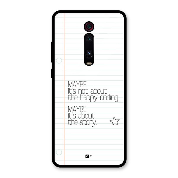 About Story Glass Back Case for Redmi K20