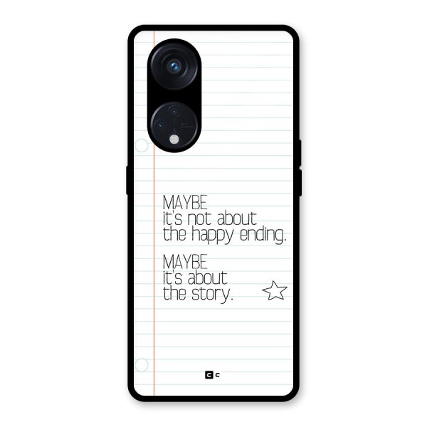 About Story Glass Back Case for Reno8 T 5G