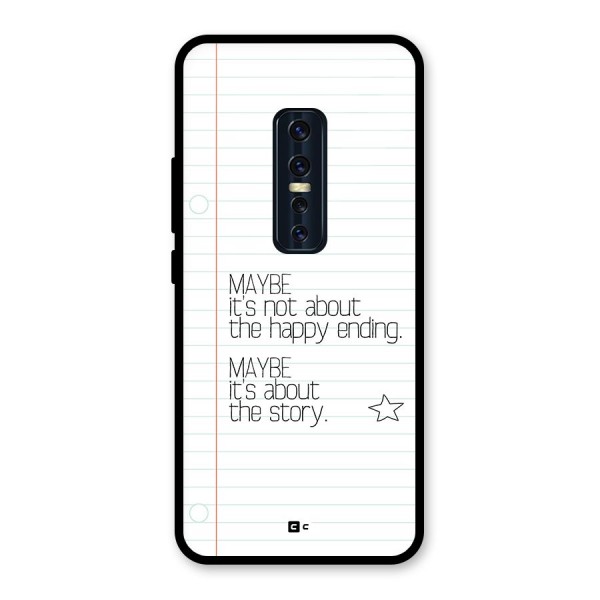 About Story Glass Back Case for Vivo V17 Pro