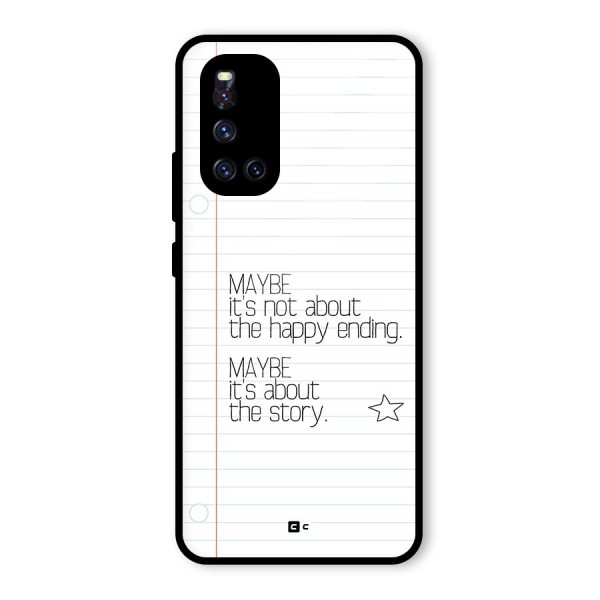 About Story Glass Back Case for Vivo V19