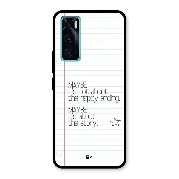 About Story Glass Back Case for Vivo V20 SE