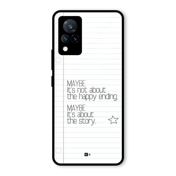 About Story Glass Back Case for Vivo V21 5G