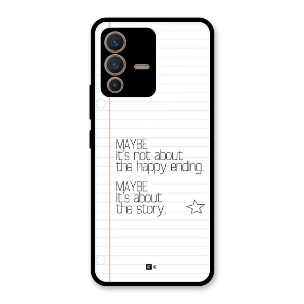 About Story Glass Back Case for Vivo V23 5G