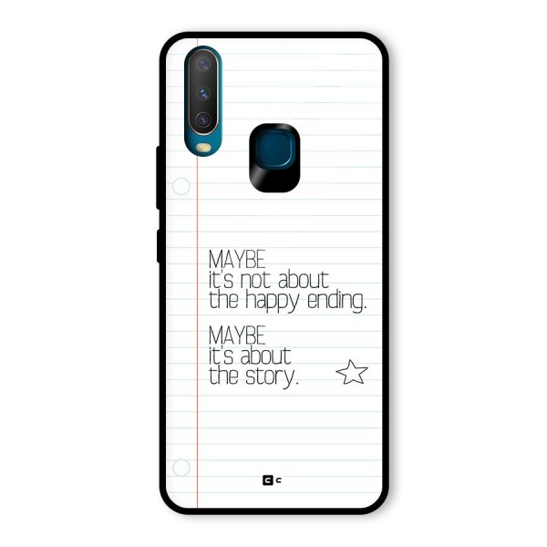 About Story Glass Back Case for Vivo Y12