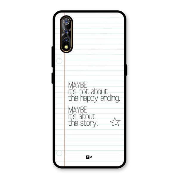 About Story Glass Back Case for Vivo Z1x