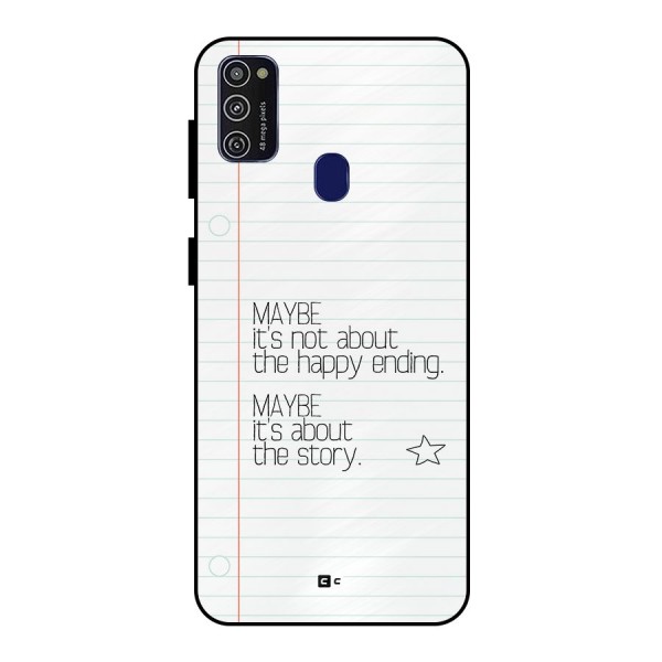 About Story Metal Back Case for Galaxy M21