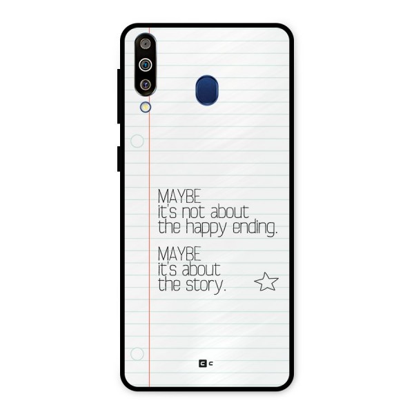 About Story Metal Back Case for Galaxy M30