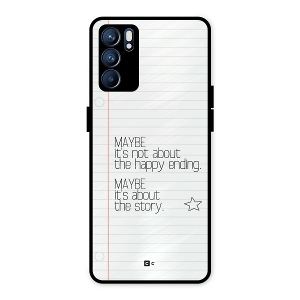 About Story Metal Back Case for Oppo Reno6 5G