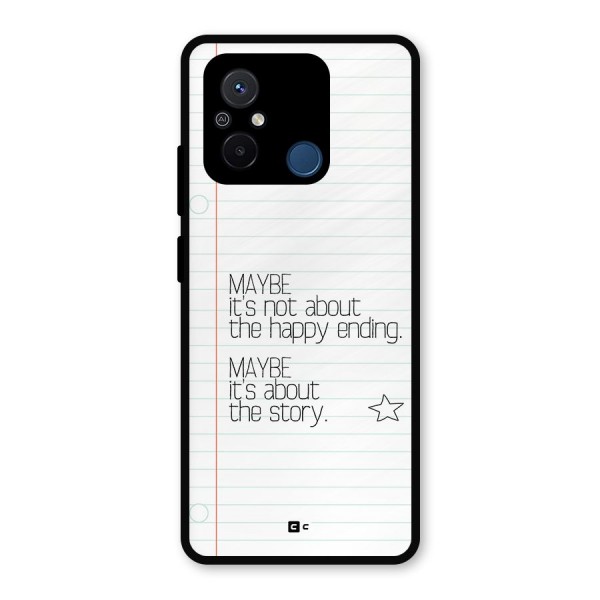 About Story Metal Back Case for Poco C55